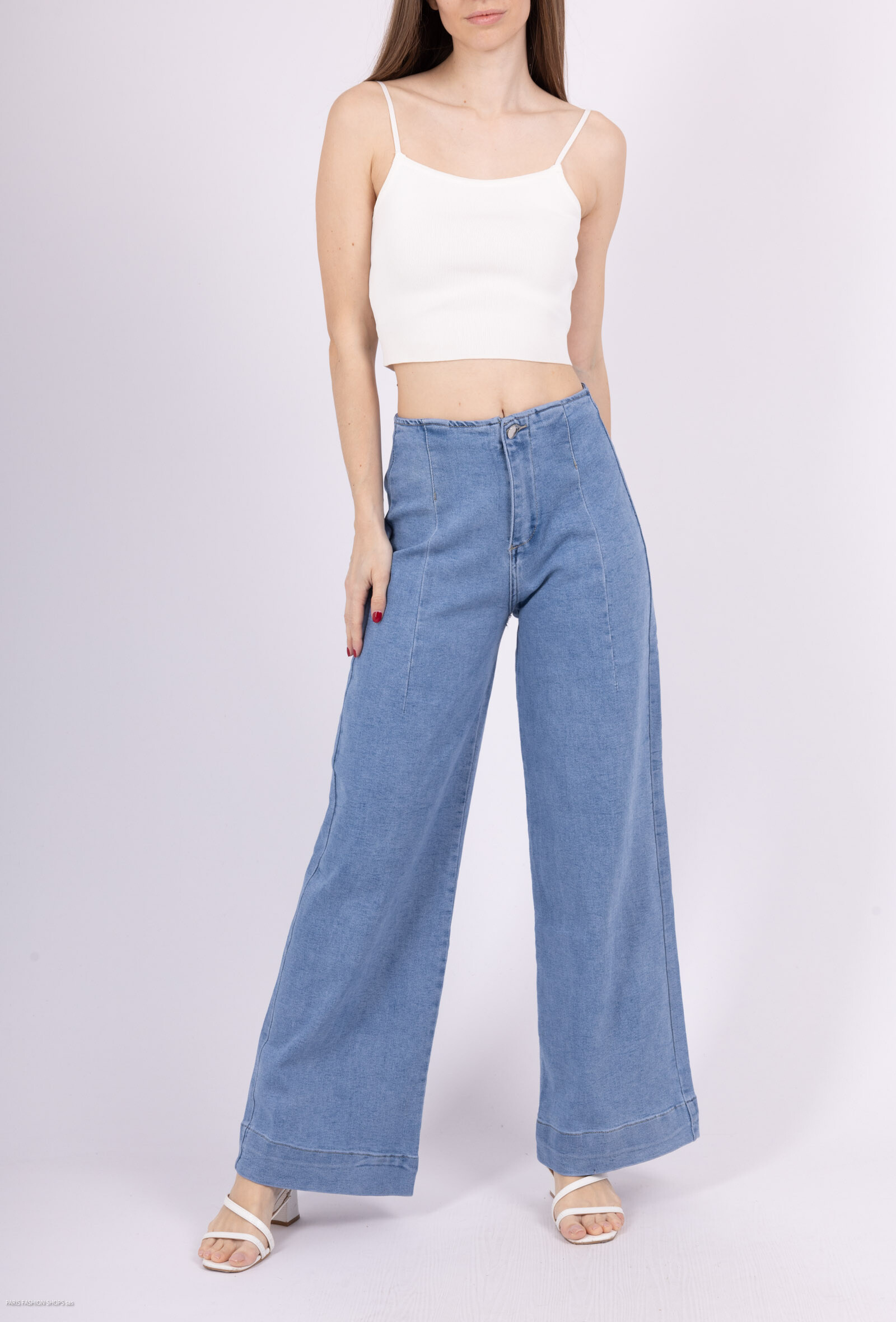 Wholesaler Goodies - Large leg denim pants