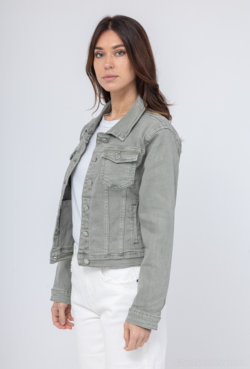 Wholesaler Goodies - VESTE EN JEAN STRETCH COUPE CINTRE