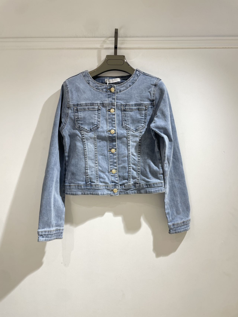 Wholesaler Goodies - VESTE EN JEAN STRETCH BOUTON DOREE
