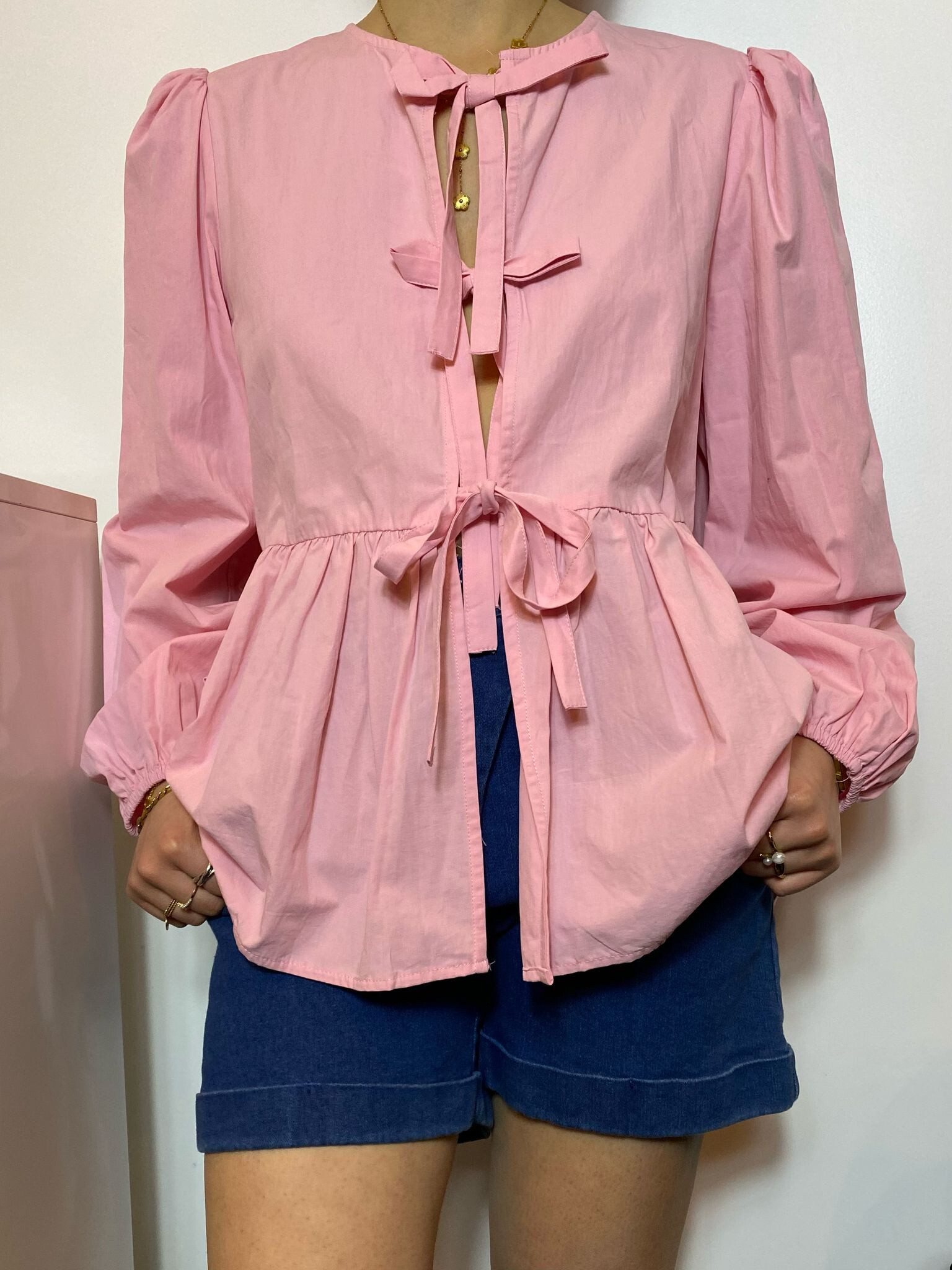 Großhändler Graciela Paris - Bluse mit Knoten vorne