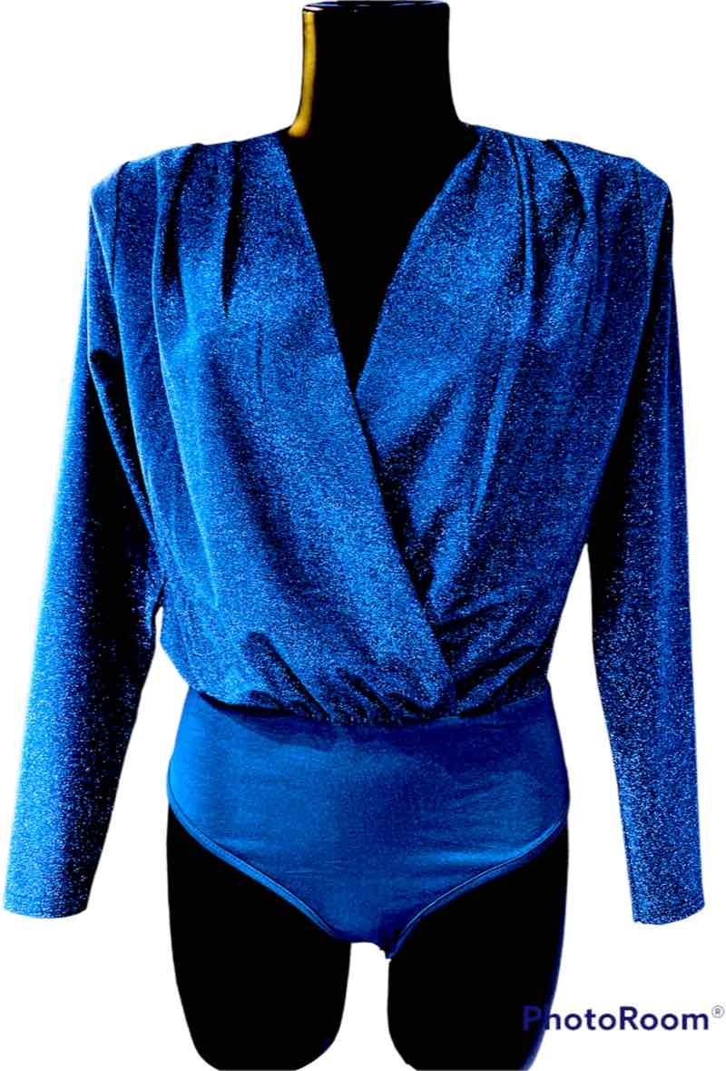 Großhändler Graciela Paris - Glänzender und dehnbarer Lurex-Body
