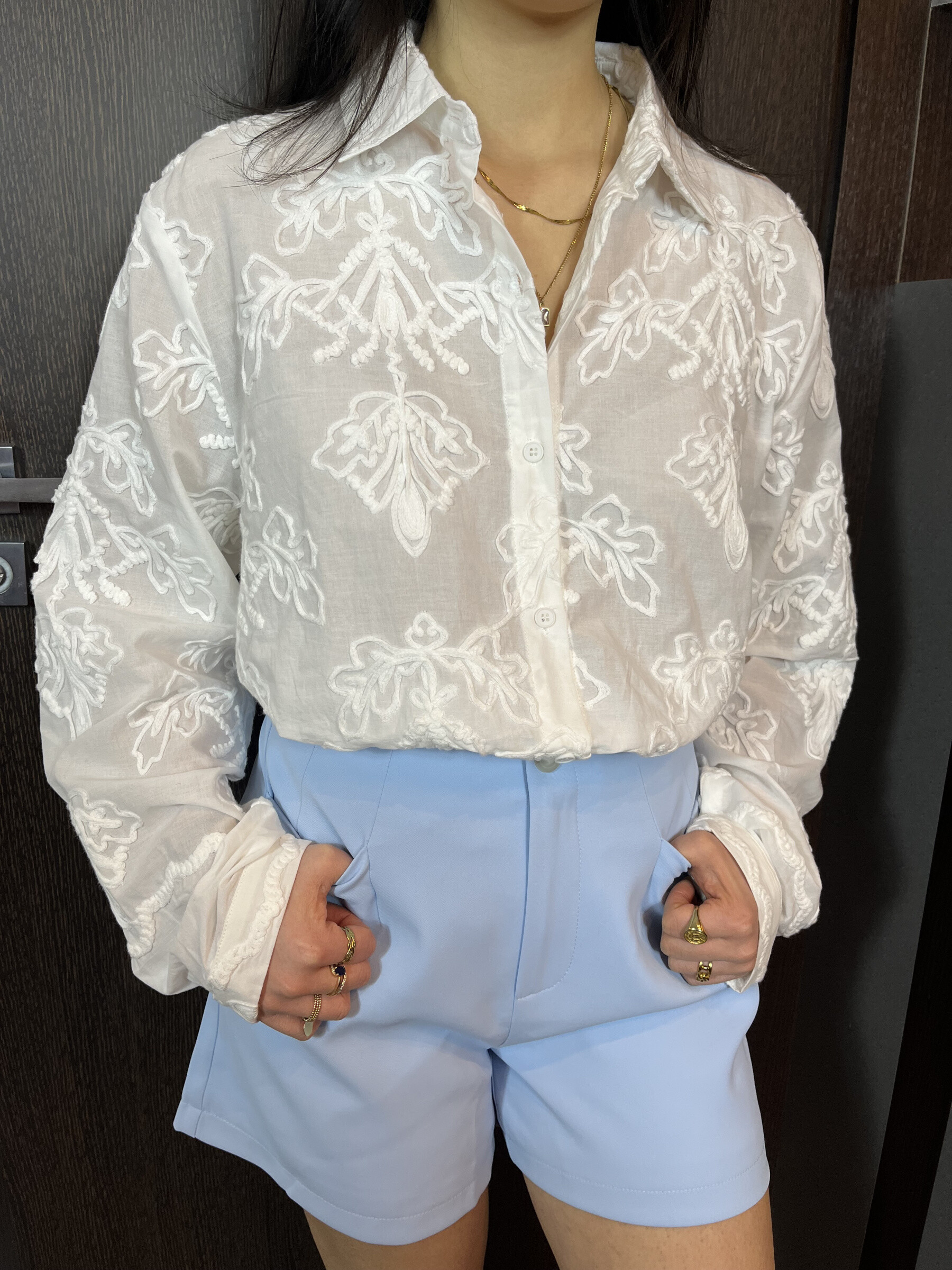 Wholesaler Graciela Paris - Thick embroidery shirt