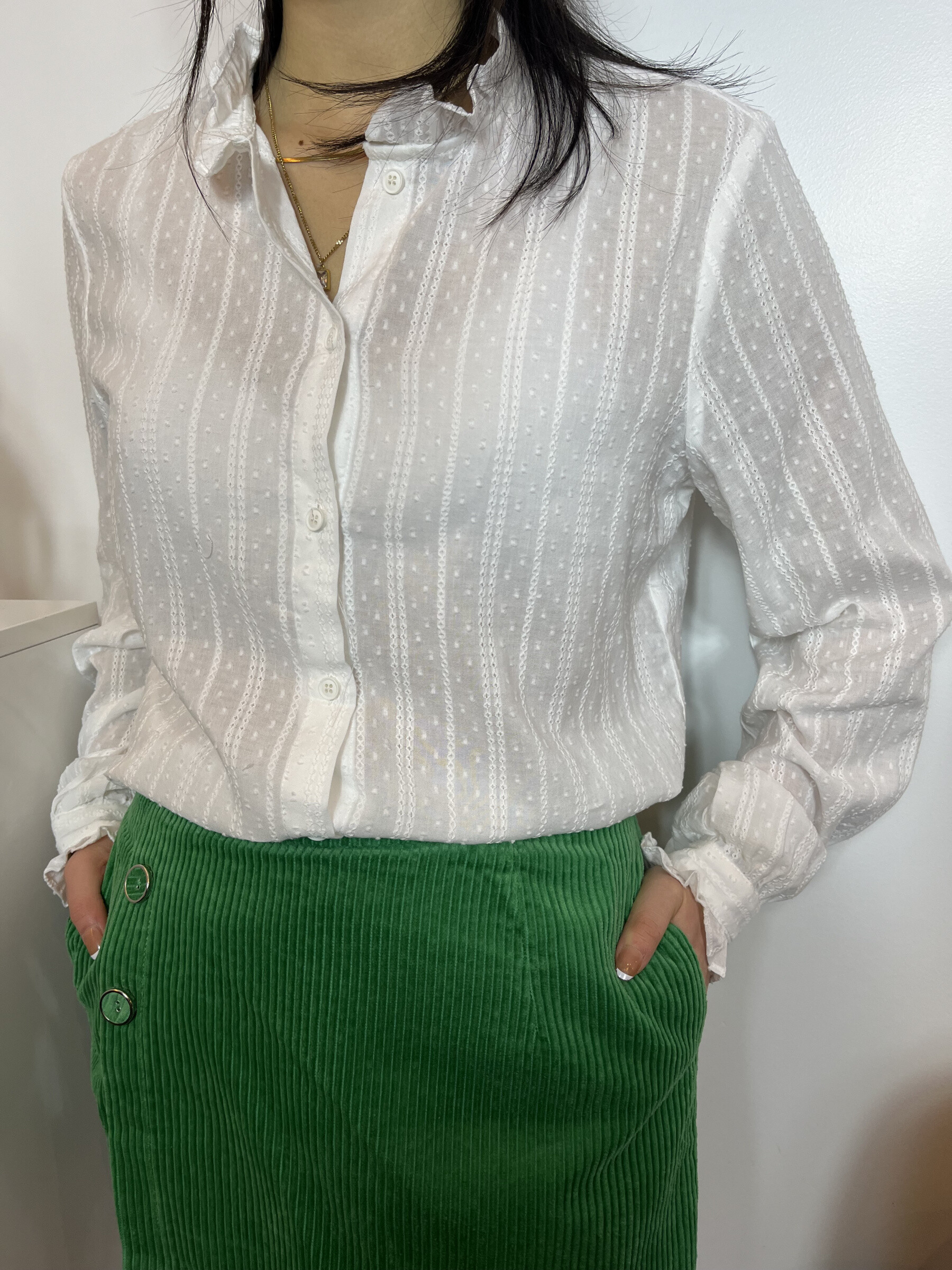 Wholesaler Graciela Paris - White shirt with embroidery