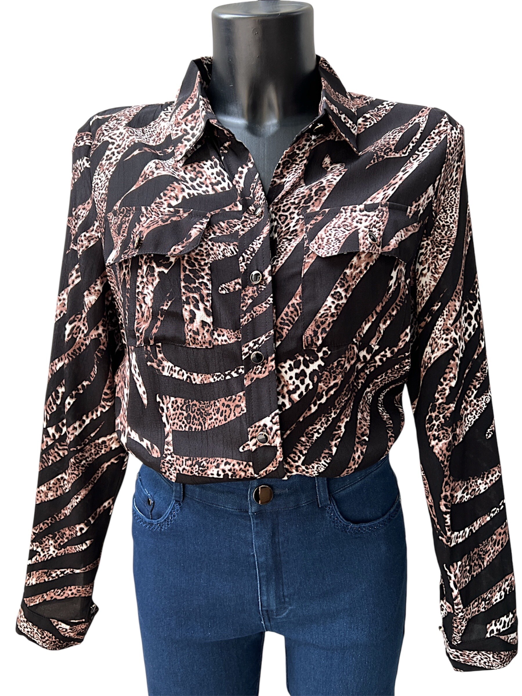 Mayorista Graciela Paris - Camisa con estampado de animales