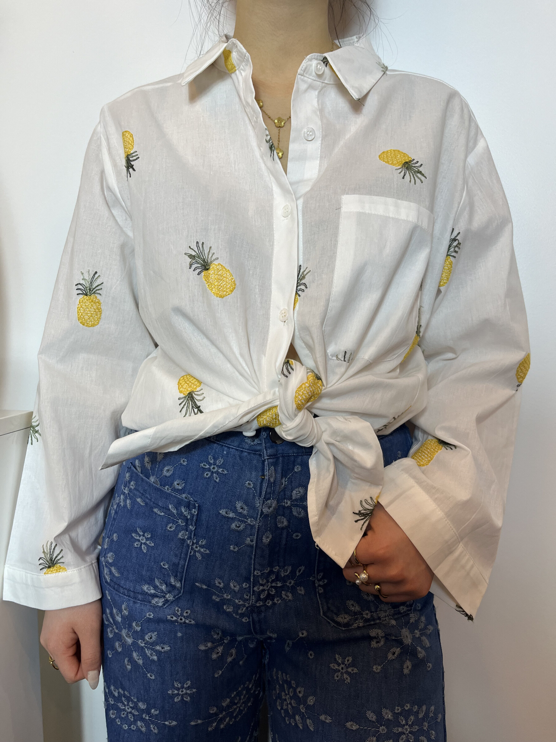 Wholesaler Graciela Paris - Pineapple print shirt
