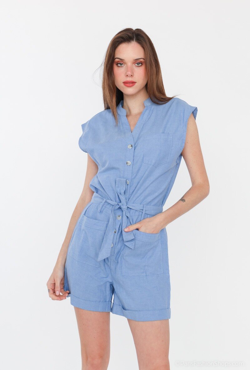 Wholesaler Graciela Paris - Cotton gauze playsuit