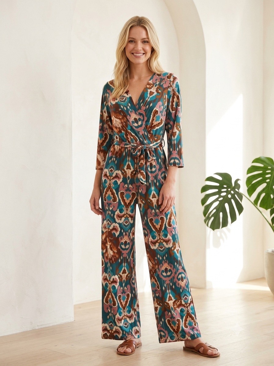 Mayorista Graciela Paris - Mono estampado. Fluido y elástico