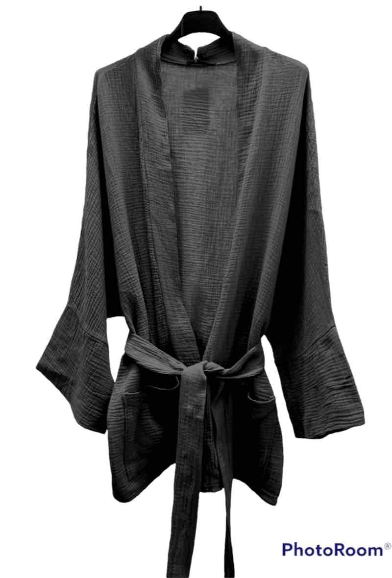 Wholesaler Graciela Paris - Cotton gauze kimono cardigan