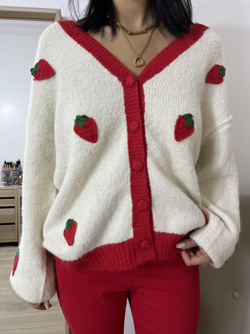 Grossiste Graciela Paris - Gilet avec motif fraises