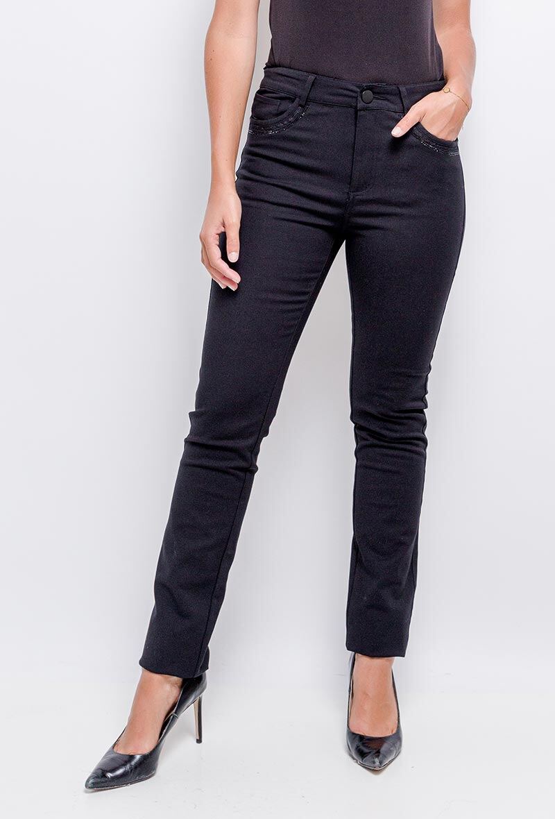 Grossiste Graciela Paris - Pantalon avec détail strass sur les poches