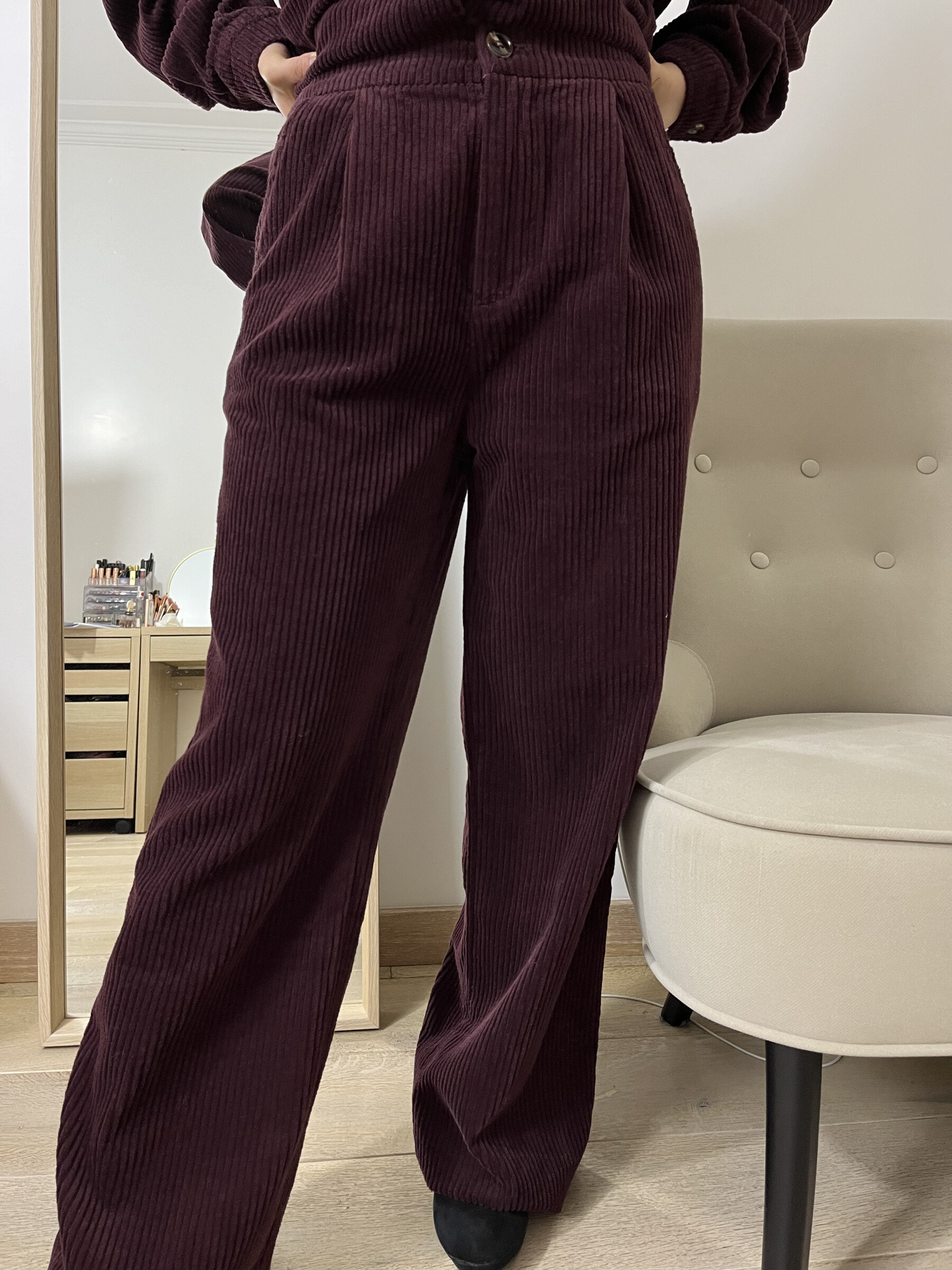 Grossiste Graciela Paris - Pantalon en velour côtelé