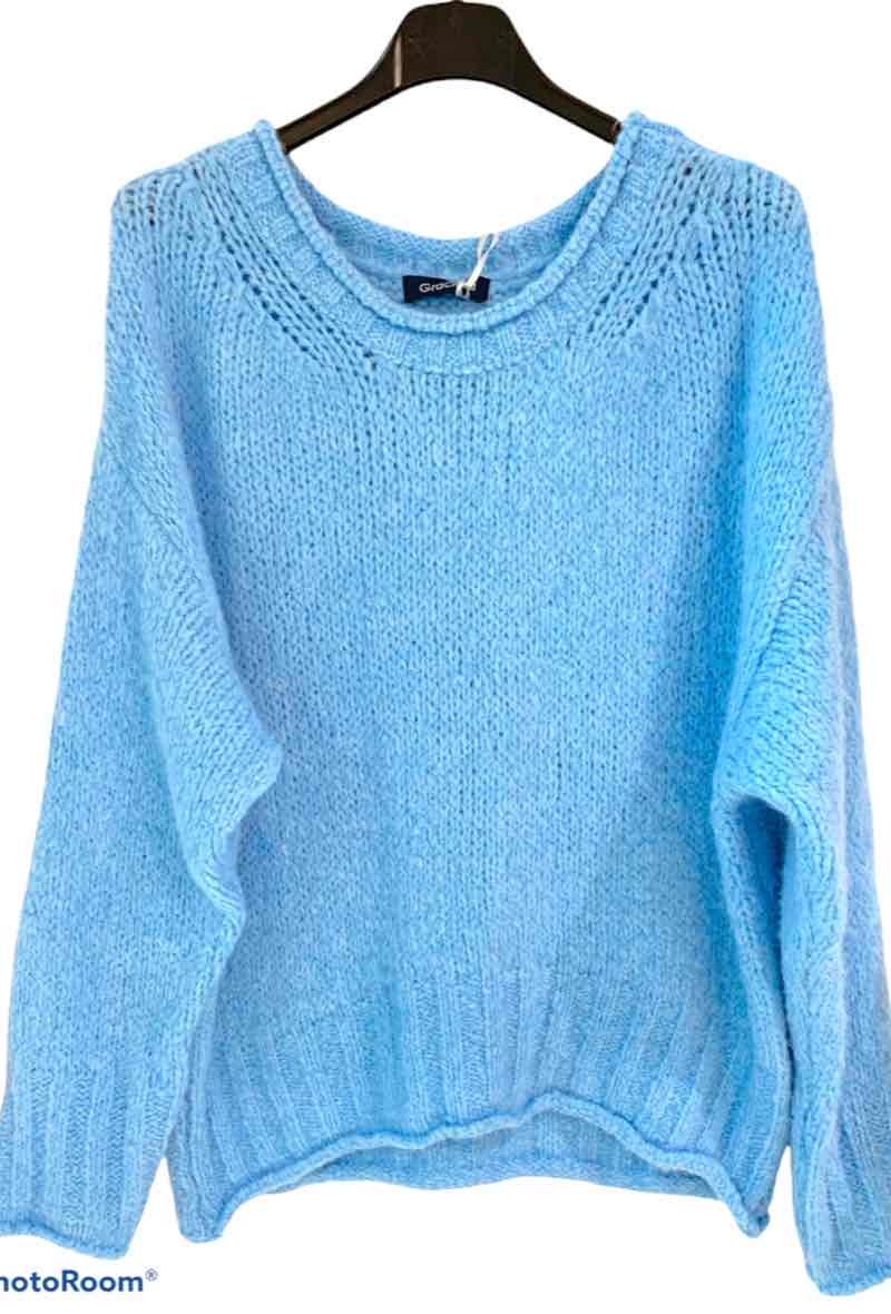 Wholesaler Graciela Paris - Round neck sweater. extra soft