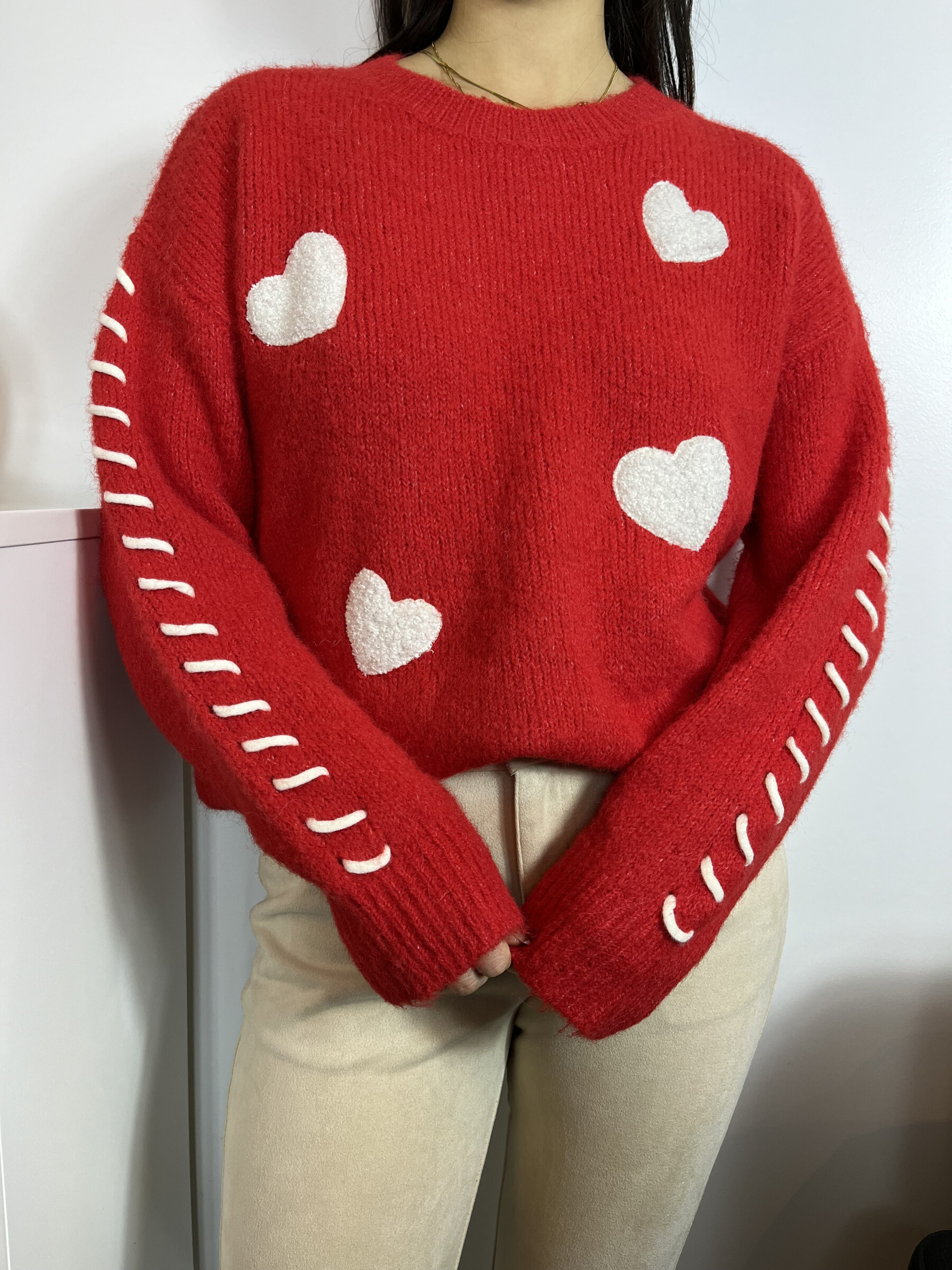 Wholesaler Graciela Paris - Sweater with heart print