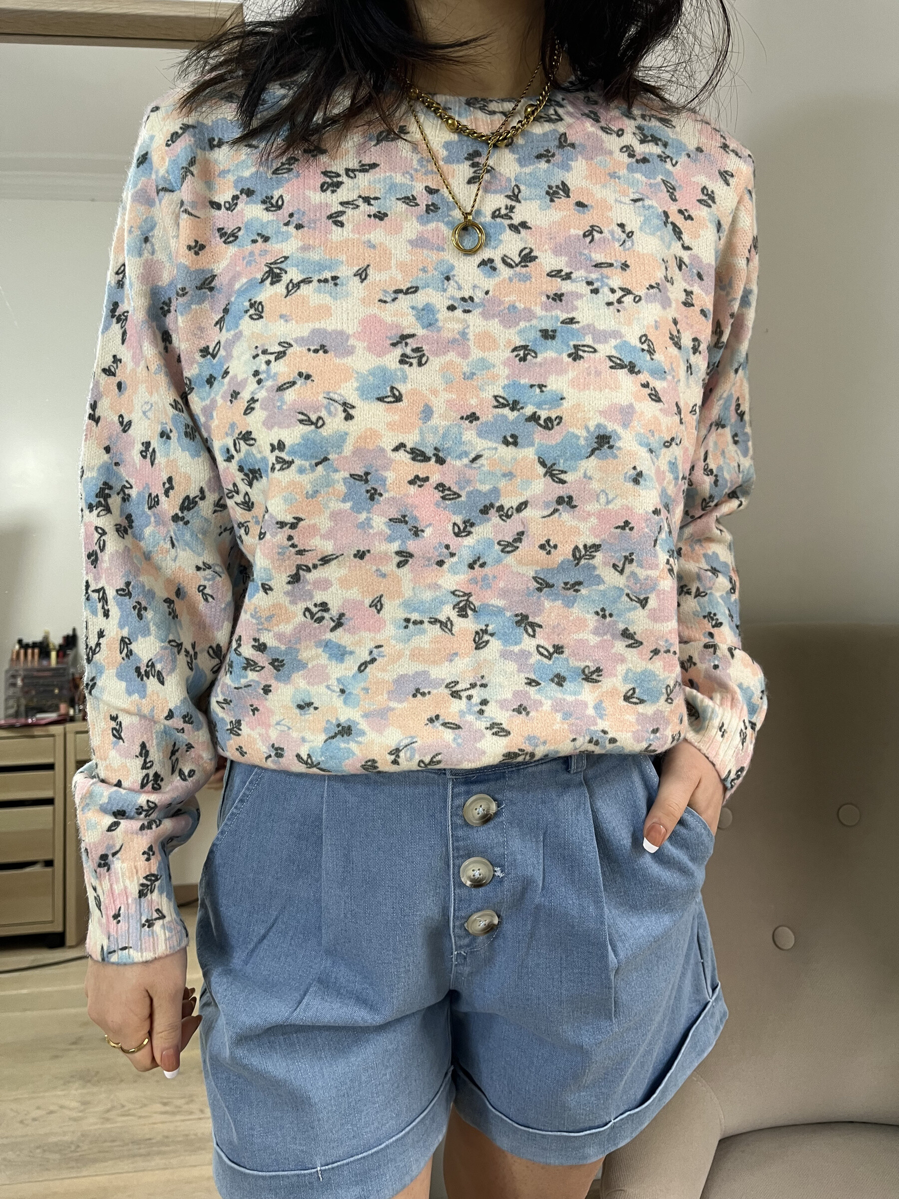 Wholesaler Graciela Paris - Floral print sweater