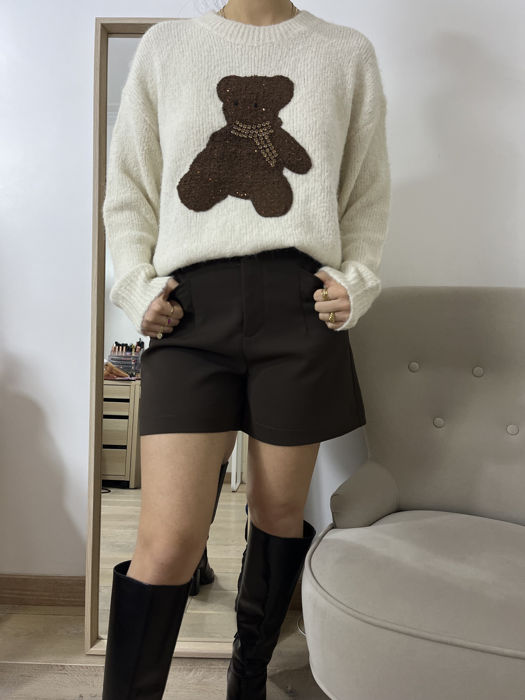 Wholesaler Graciela Paris - Sweater with a little teddy bear