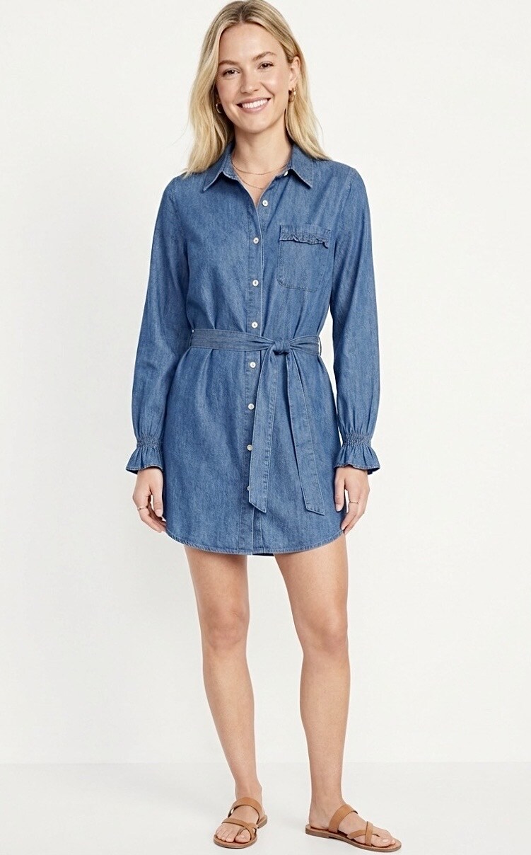 Grossista Graciela Paris - Abito camicia in denim
