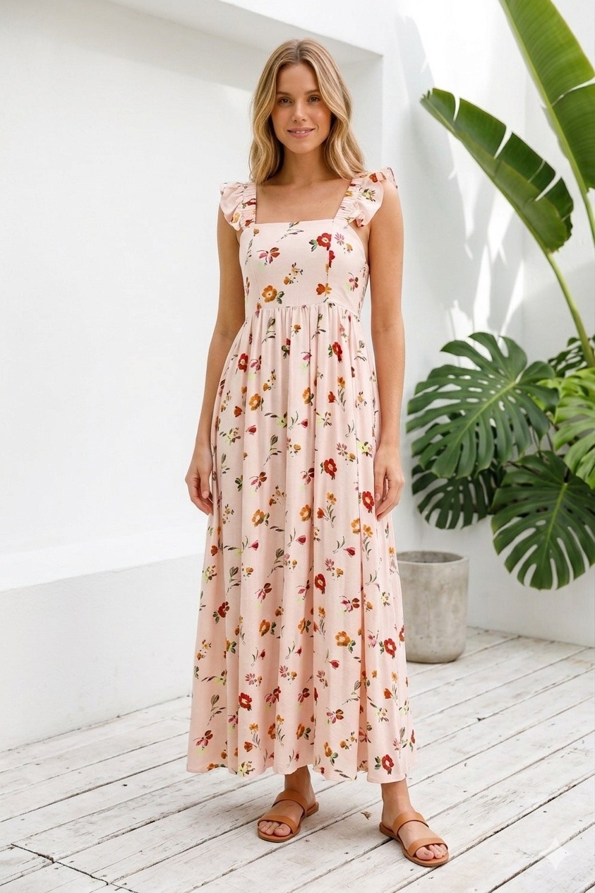 Großhändler Graciela Paris - Blumendruckkleid
