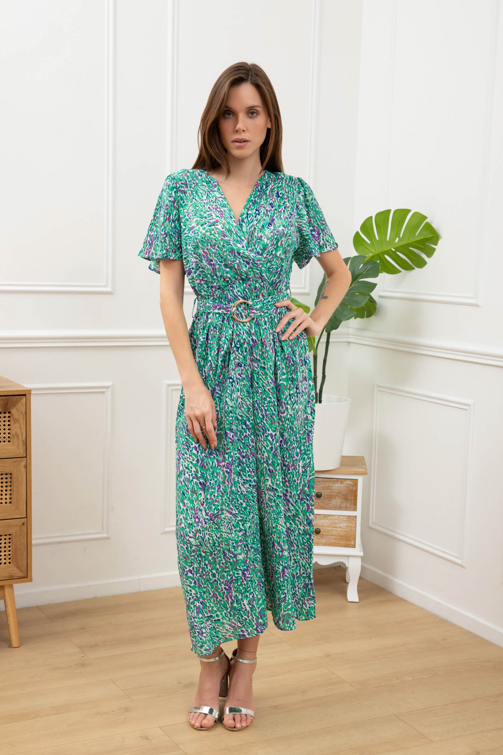 Großhändler Graciela Paris - Bedrucktes Sommerkleid