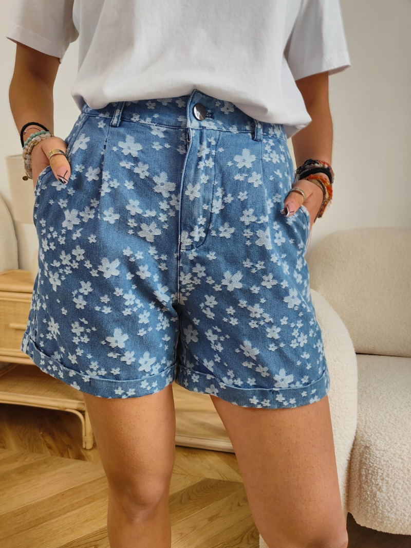 Grossista Graciela Paris - Shorts con fiori