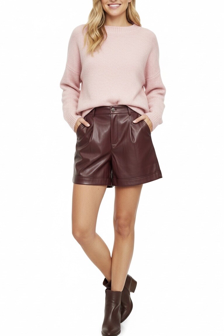 Großhändler Graciela Paris - Shorts in Lederoptik