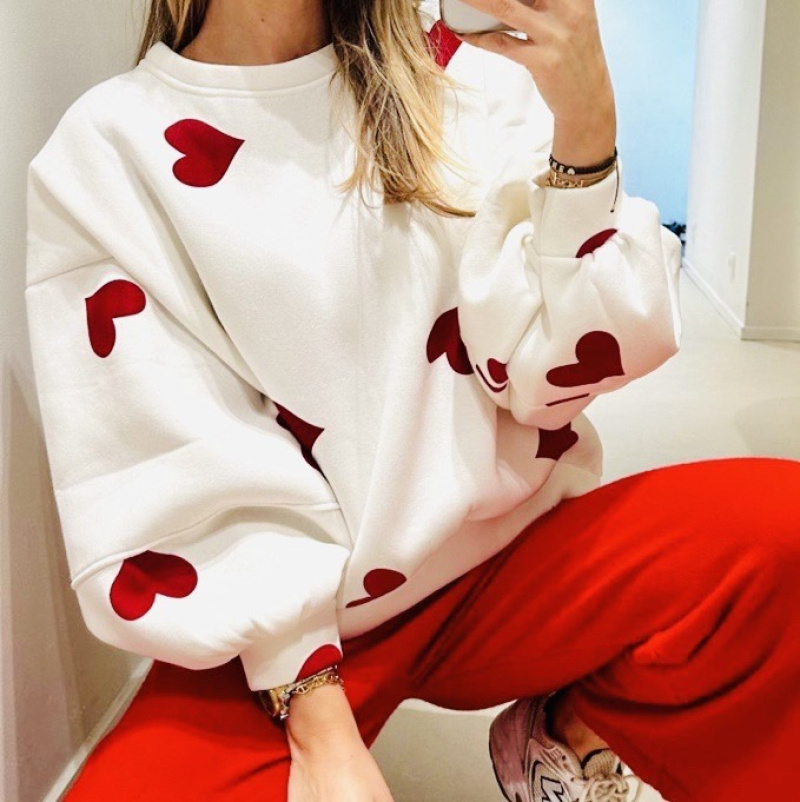Grossiste Graciela Paris - Sweat à motif coeur