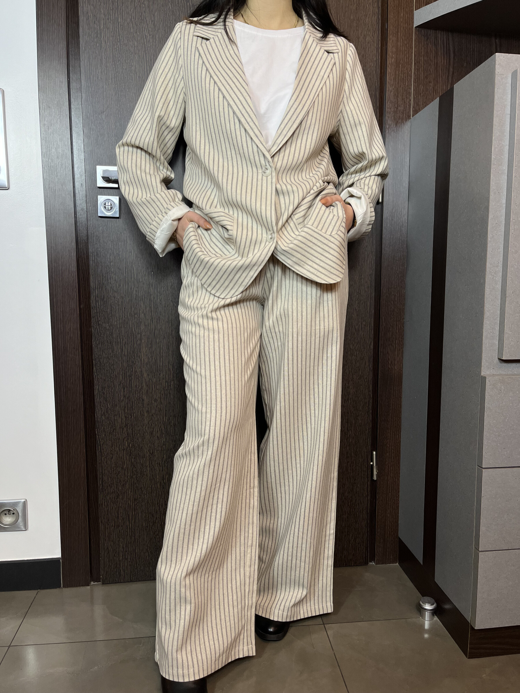 Grossista Graciela Paris - Giacca blazer a strisce