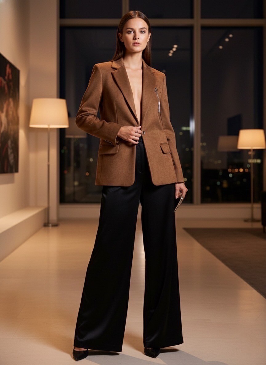 Mayorista GUAS Collection - Blazer de ante con mangas largas
