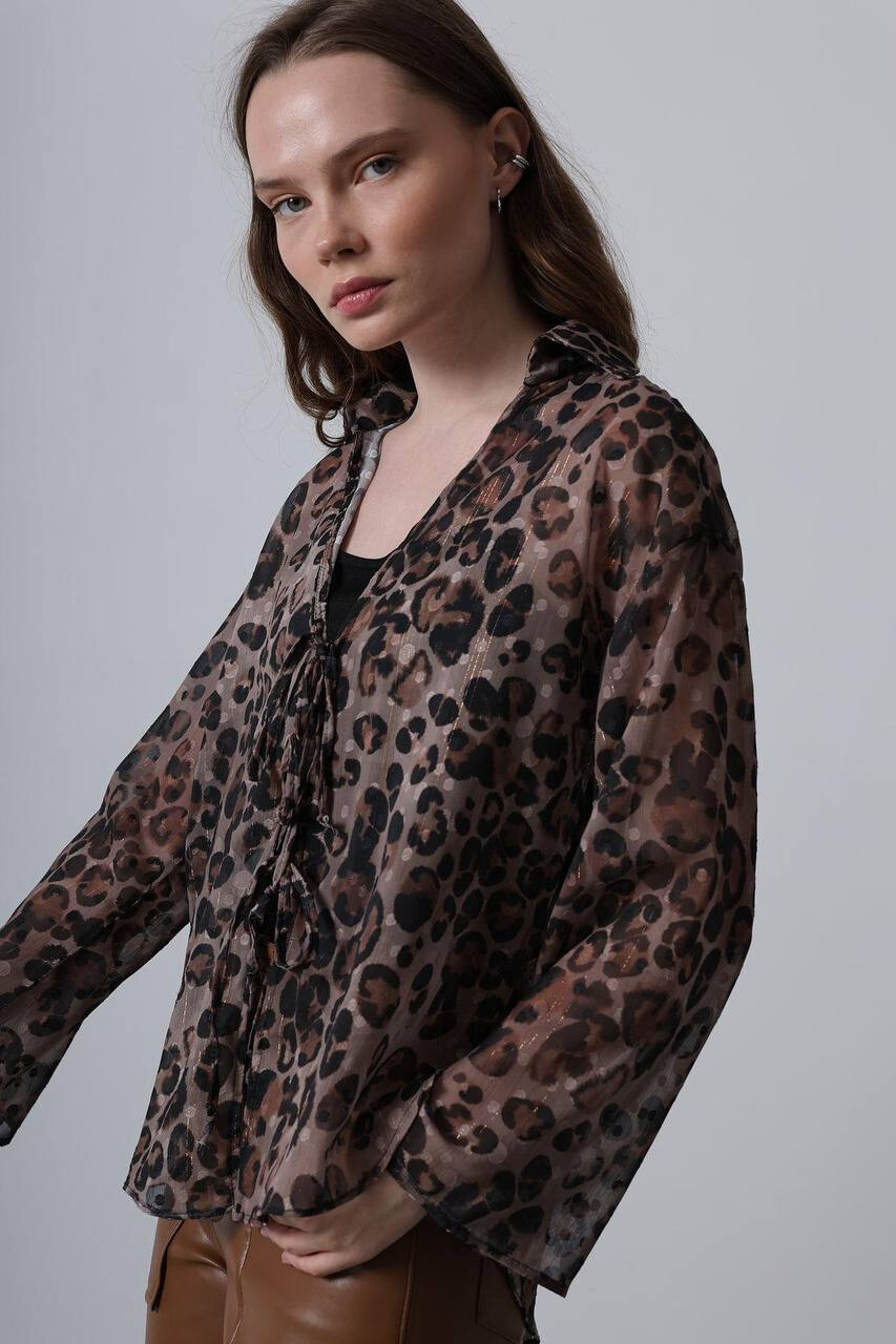 Grossiste GUAS Collection - Blouse léopard