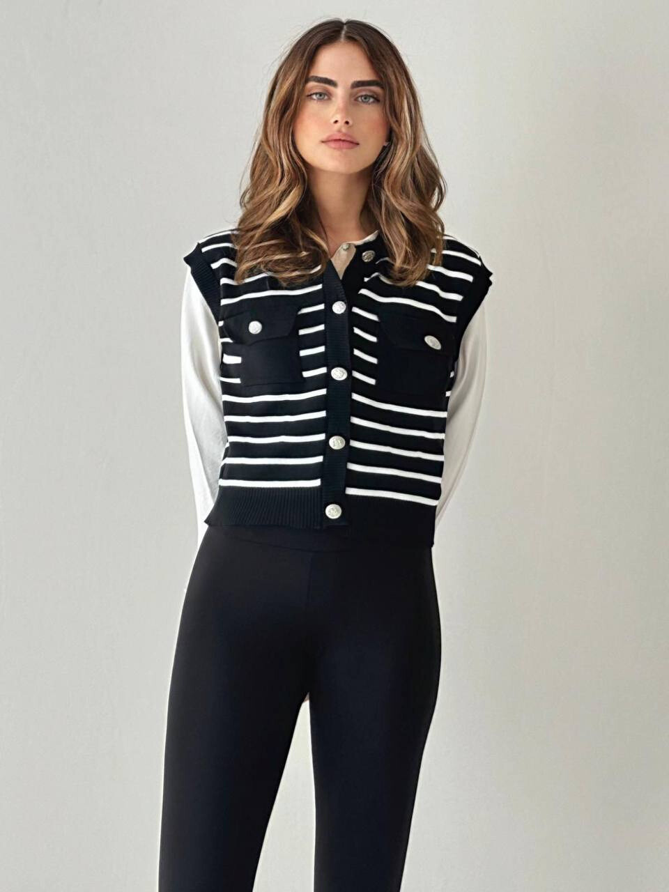 Grossiste GUAS Collection - Gilet Marinière