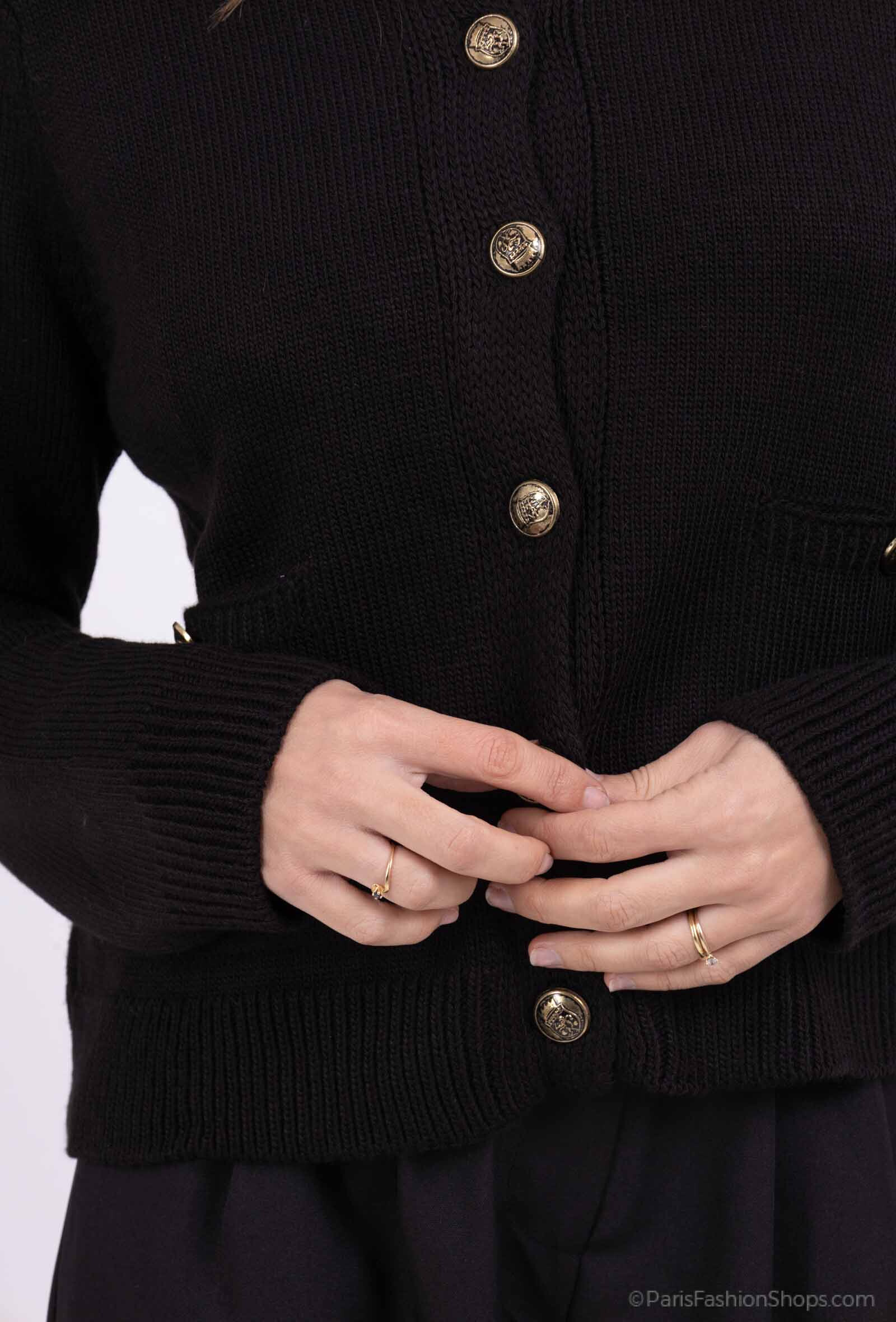 Grossiste GUAS Collection - Gilet bouton doré