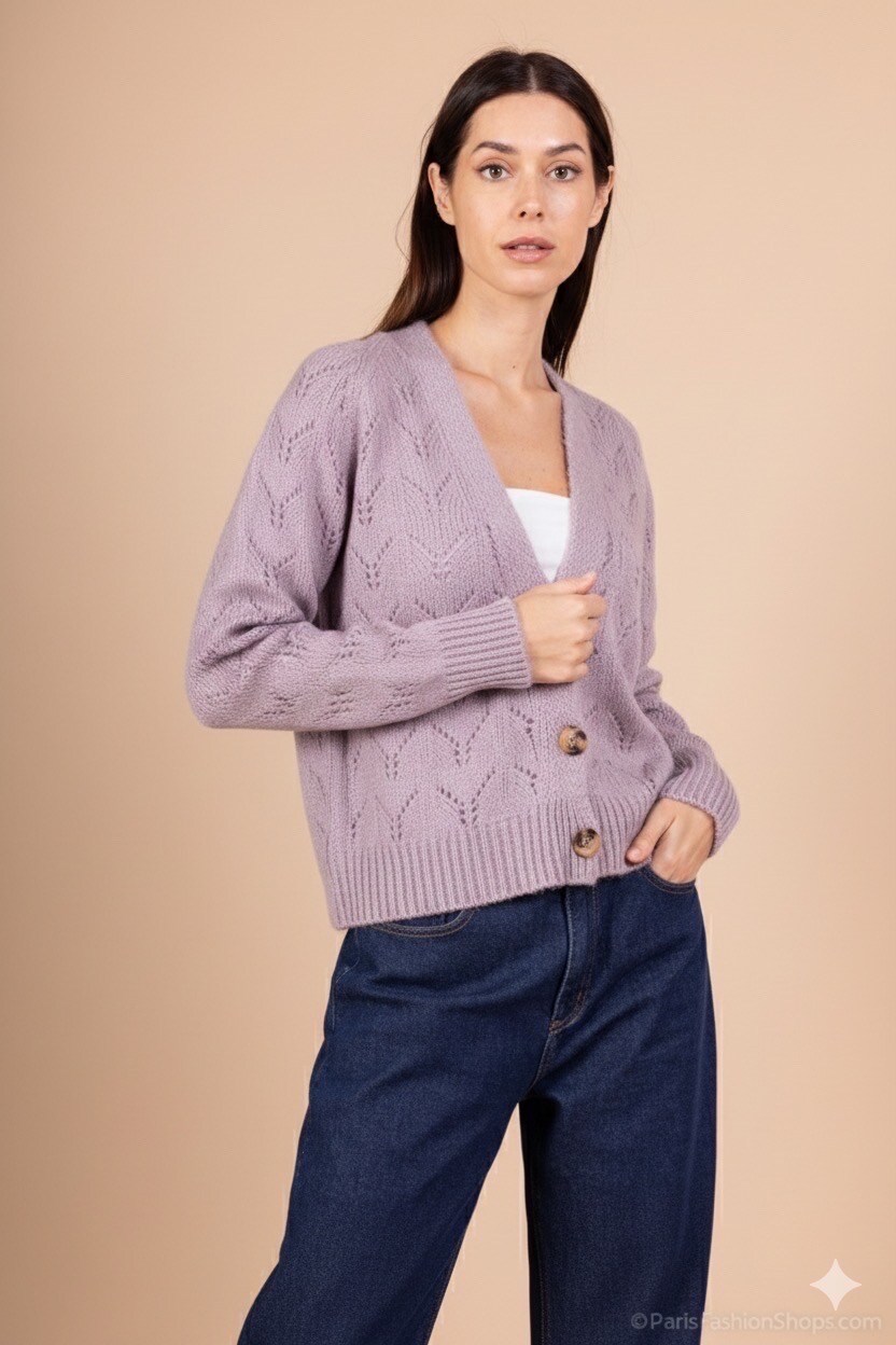 Grossista GUAS Collection - Cardigan in maglia fine