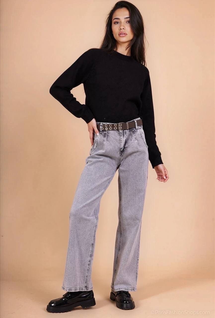 Großhändler GUAS Collection - Gerade Jeans mit Gürtel