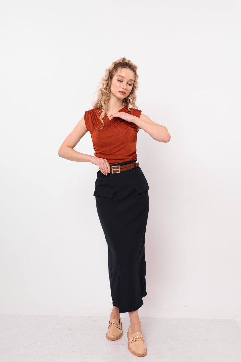 Grossiste GUAS Collection - Jupe mi-longue
