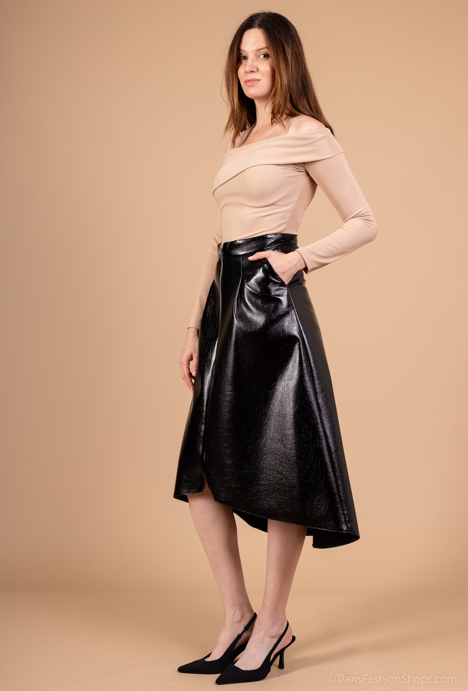 Wholesaler GUAS Collection - Leather skirt