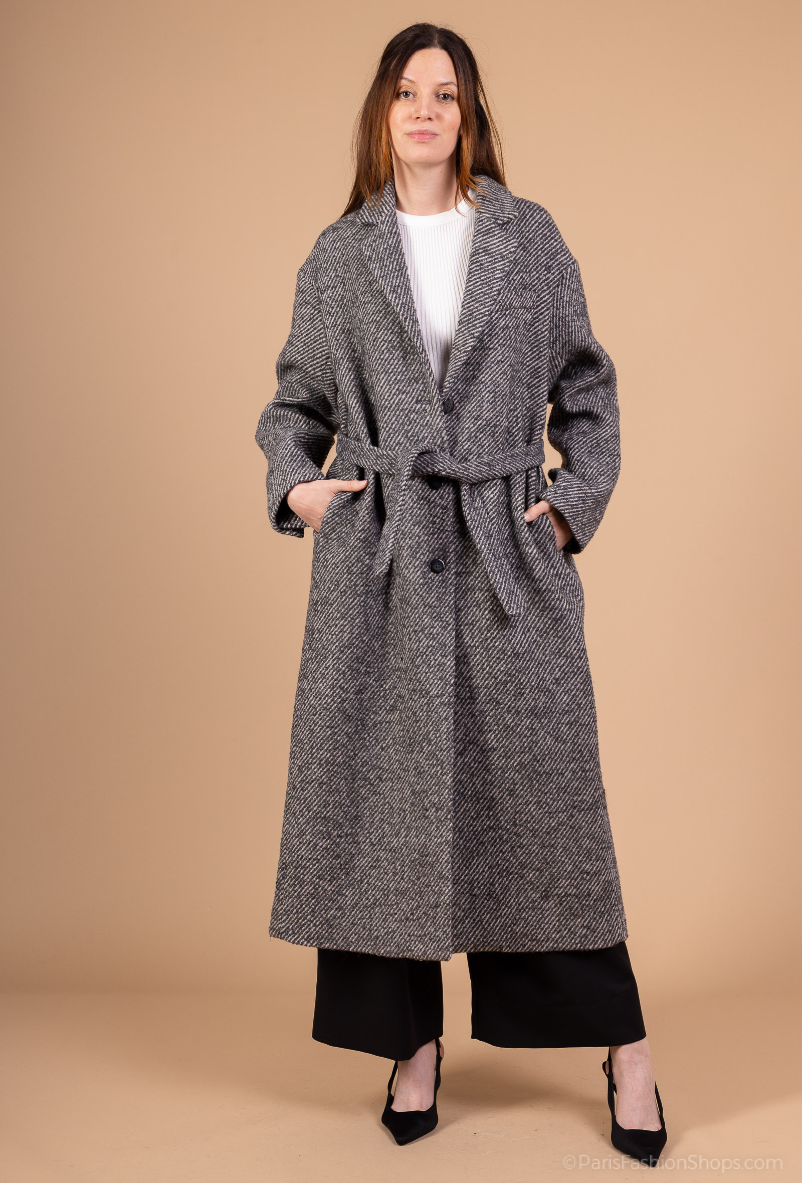 Grossiste GUAS Collection - Manteau en laine  Long