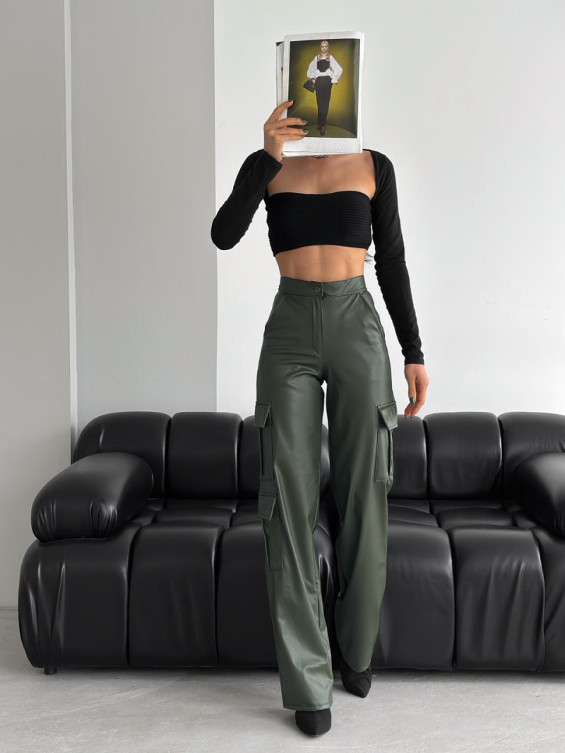 Großhändler GUAS Collection - Cargohose aus Leder