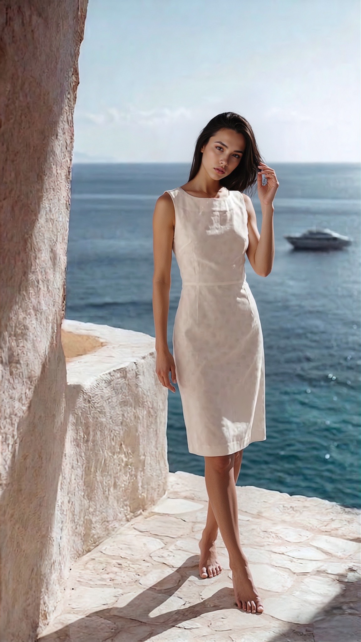 Großhändler GUAS Collection - Kurzes gerades Kleid