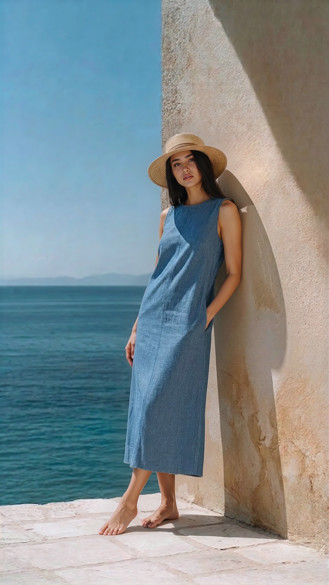 Wholesaler GUAS Collection - Long denim dress