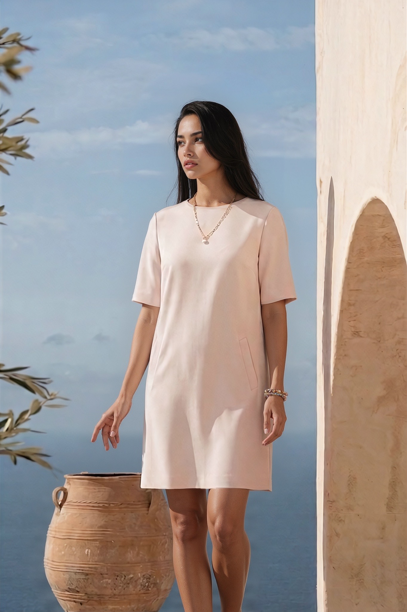 Wholesaler GUAS Collection - Short dress with pockets