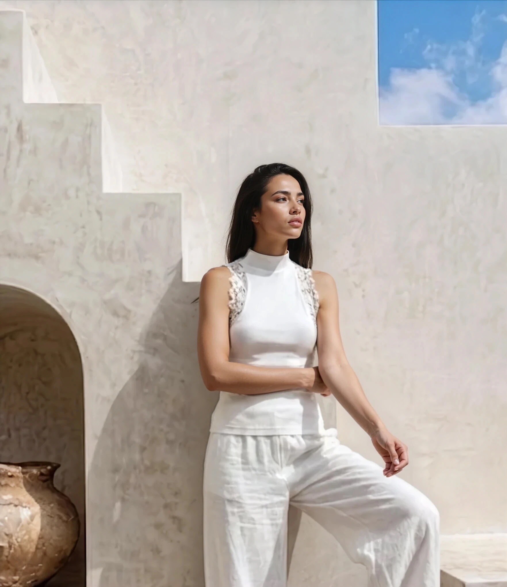 Grossista GUAS Collection - Elegante top in pizzo dallo stile chic e femminile