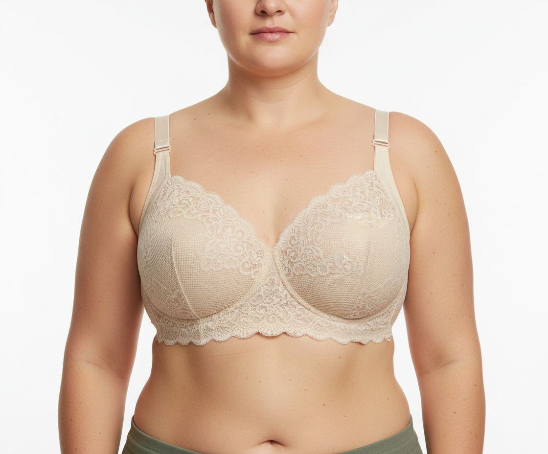 Soutien-gorge dentelle push-up grande taille – Confort & Séduction (100F / 105F / 110F / 115F)
Sublimez vos courbes avec ce soutien-gorge en dentelle spécialement conçu pour les poitrines généreuses. Il combine maintien puissant, style glamour et confort longue durée, idéal pour une utilisation quotidienne ou pour mettre en valeur un décolleté.
⭐ Caractéristiques principales :
• Push-up naturel grande taille : rehausse et galbe la poitrine sans compression.
• Dentelle élégante : un style féminin et raffiné qui sublime la silhouette.
• Bonnets renforcés : assurent un maintien fiable, même pour les fortes poitrines.
• Large bande sous-poitrine : améliore le soutien et empêche le soutien-gorge de remonter.
• Bretelles larges et entièrement ajustables : permettent d’adapter parfaitement le soutien, tout en évitant de marquer les épaules.
• Fermeture arrière ultra-renforcée à 8 agrafes : un système spécialement conçu pour les grandes tailles, garantissant une stabilité maximum et un confort optimal.
• Tissu doux et respirant : agréable à porter toute la journée.
📏 Tailles disponibles (grande taille) :
• 100F
• 105F
• 110F
• 115F
🔥 Idéal pour :
• Les poitrines généreuses cherchant maintien et confort
• Améliorer le galbe et le décolleté
• Un look sexy mais solide
• Le quotidien, le travail, ou les sorties
📦 Disponible en pack de 4 pièces
✨ Pourquoi vous allez l’adorer ?
Parce qu’il combine séduction, soutien exceptionnel et conception adaptée aux grandes tailles, tout en offrant une fermeture ultra-stable à 8 agrafes et des bretelles ajustables pour un confort parfait.