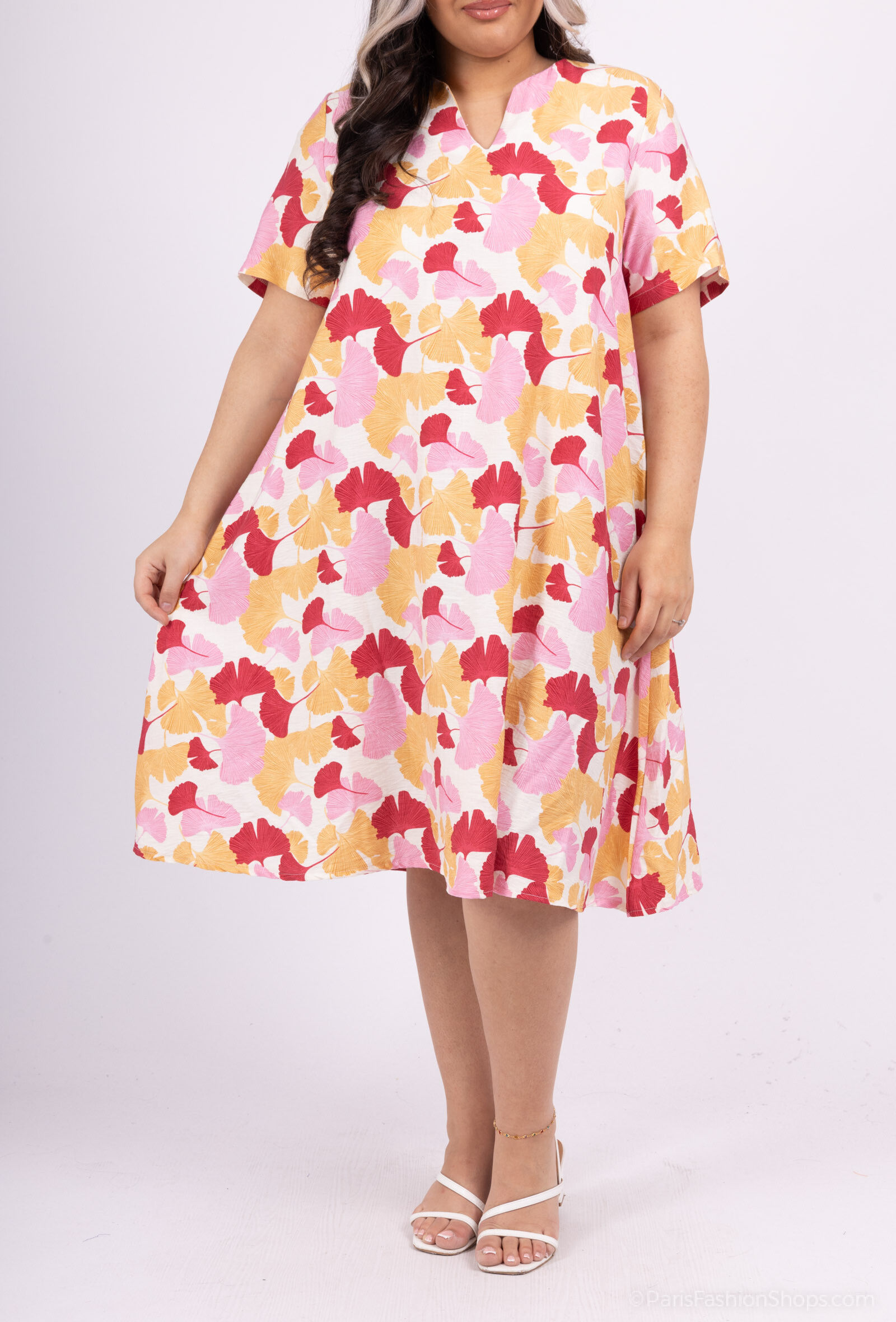 Large waist dress fancy patterns
