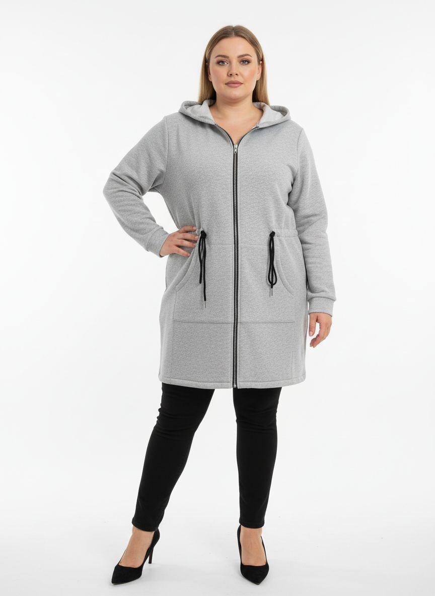 Mayorista H-3 - Chaqueta con Capucha y Cremallera para Mujer