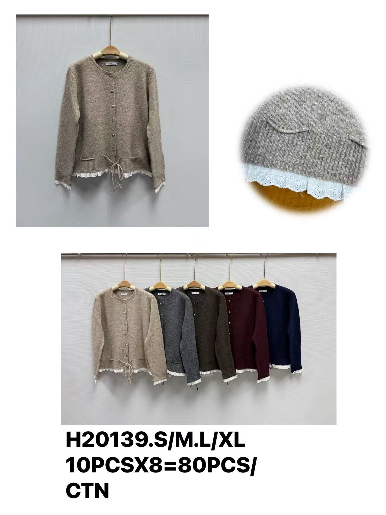 Grossiste H & L - Gilet avec boutons