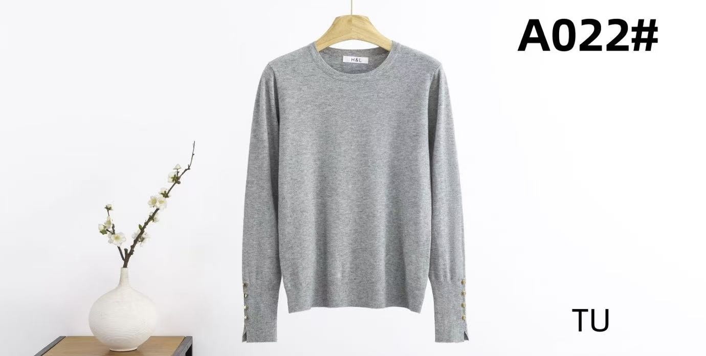 Großhändler H & L - Rundhals-Pullover