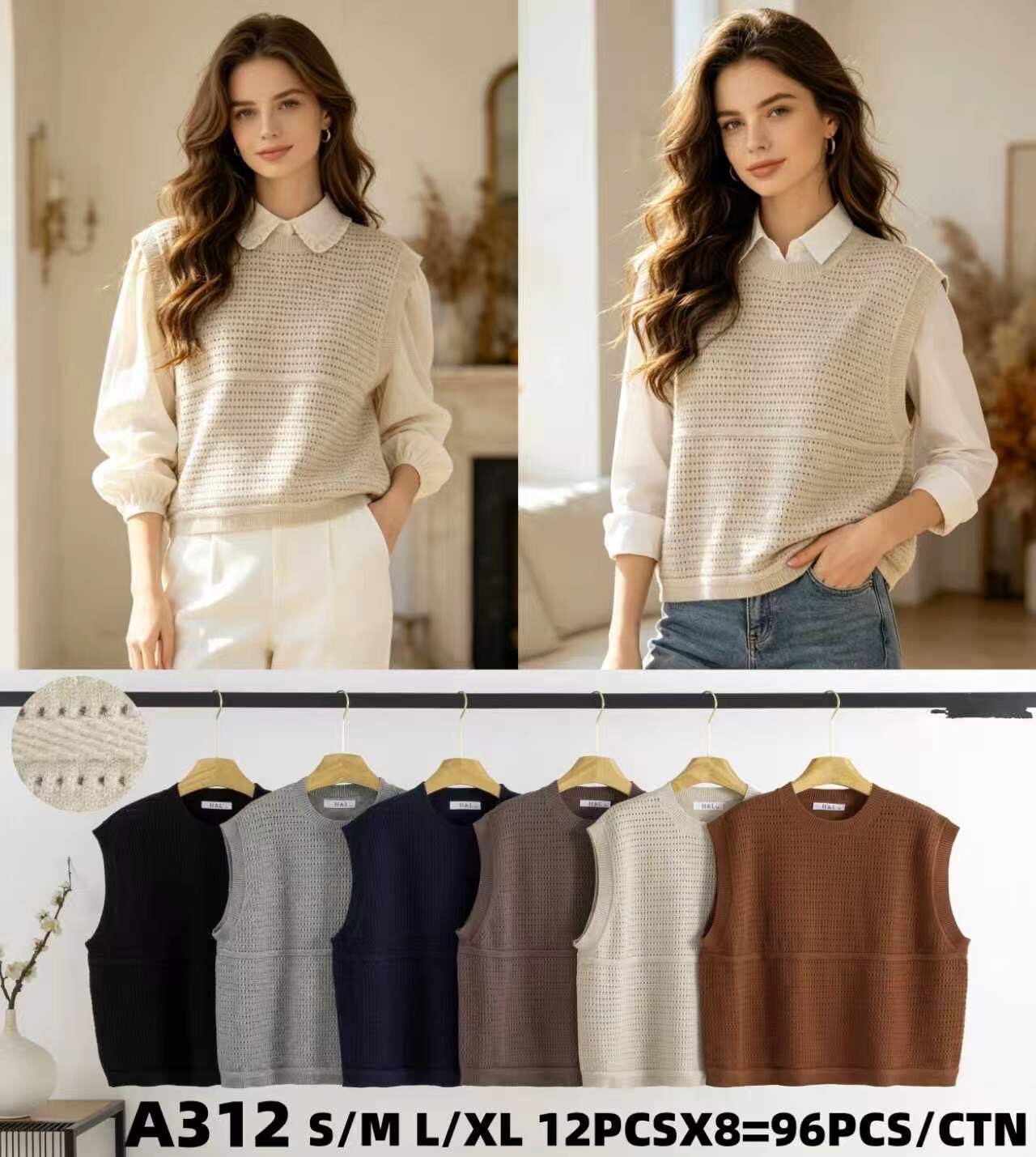 Grossista H & L - Maglione senza maniche