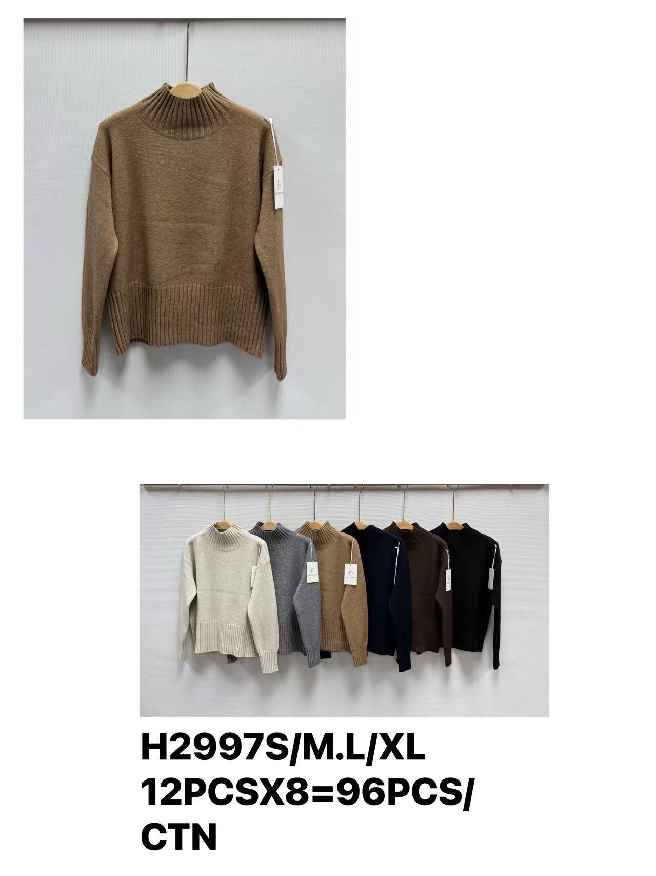 Mayorista H & L - Jersey de cuello alto