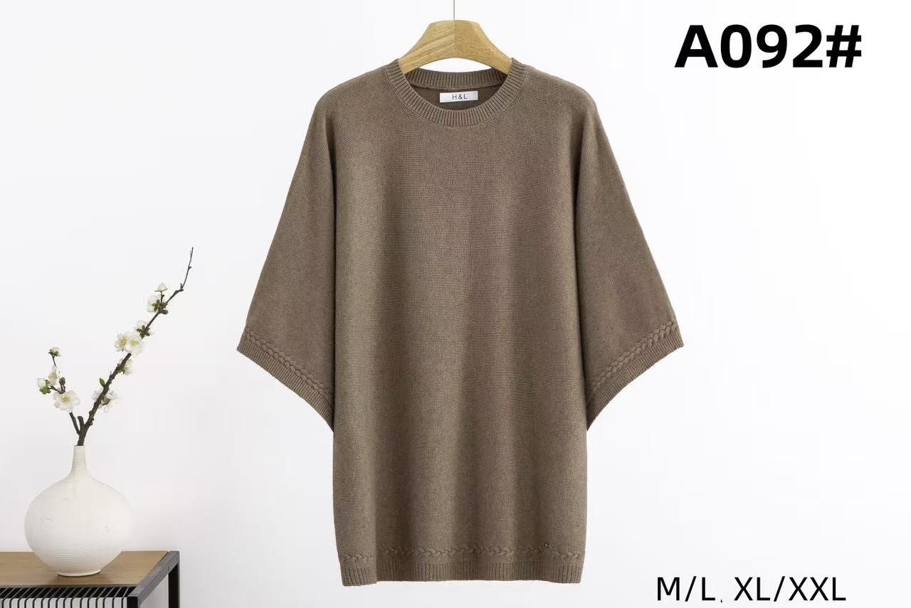 Großhändler H & L - Pullover mit 3/4-Ärmeln