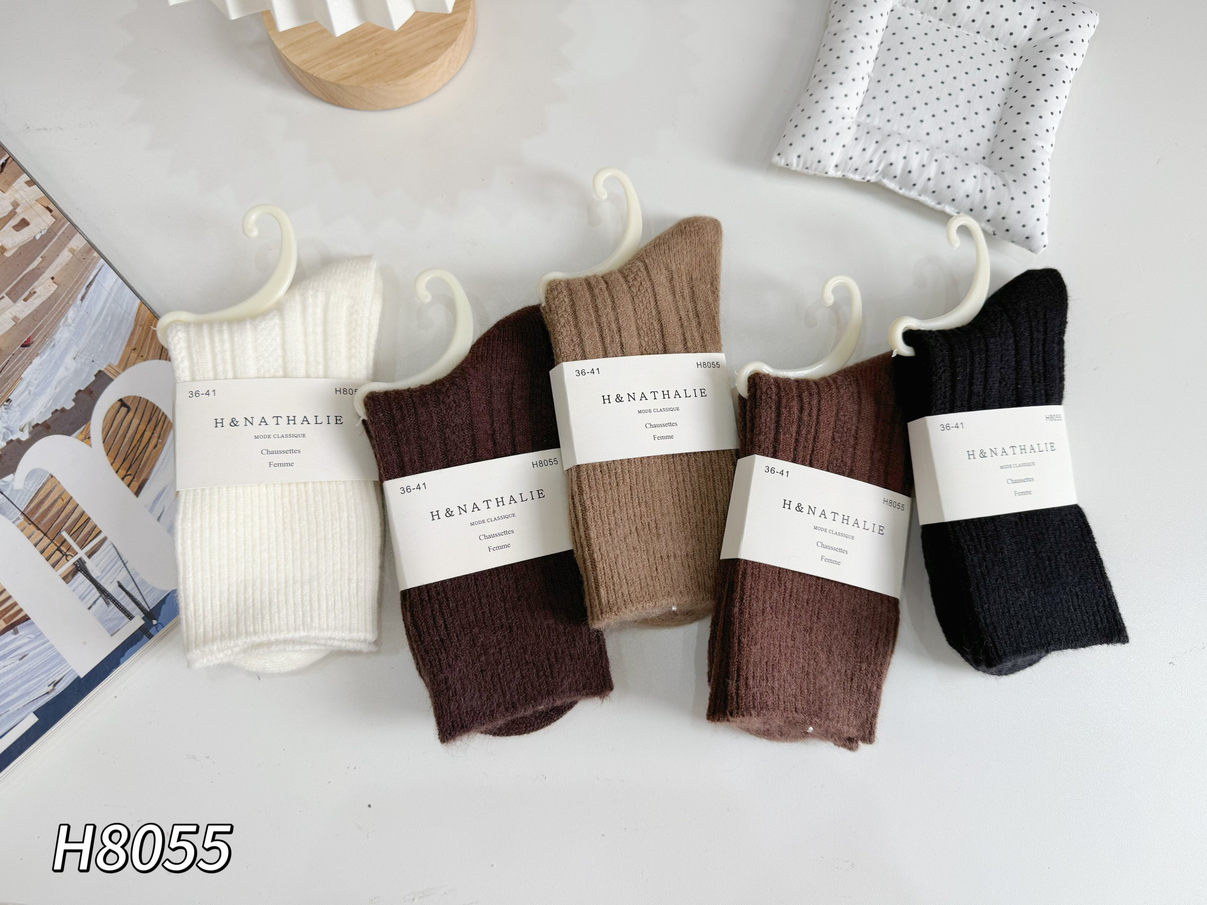 Grossiste H&Nathalie - CHAUSSETTES FEMME