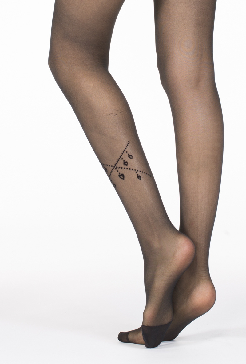 Wholesaler H&Nathalie - Transparent Tights with Patterns